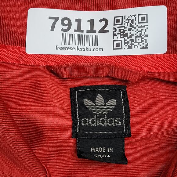 ADIDAS Track Jacket Medium 20x27 Fish Shoes All-Over-Print - Picture 7 of 16